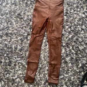 Spanx faux leather  copper color